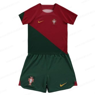 Fotballdrakter Portugal Hjemmetrøye Fotballdrakt Barn 2022