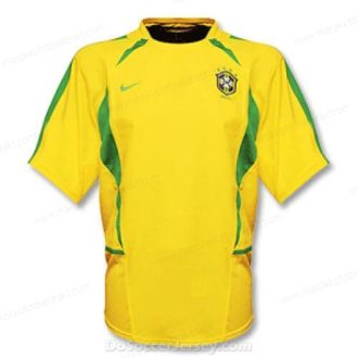Fotballdrakter Retro Brasil Hjemmetrøye 2002