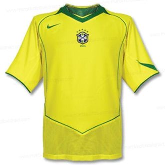 Fotballdrakter Retro Brasil Hjemmetrøye 2004